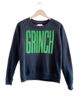 Zoe Karssen Grey & Green Sequinned Grinch Sweatshirt UK XS