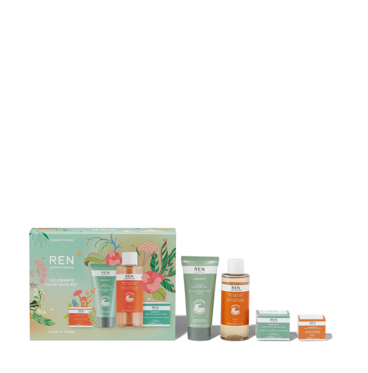 REN Clean Skincare Celebrate Your Skin Set (worth £56.00) BNIB 4 piece set