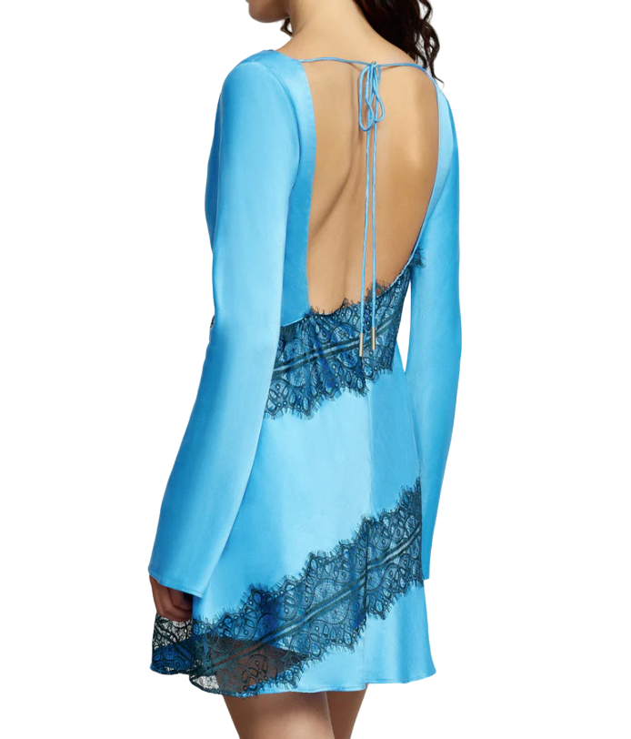 Significant Other Blue Helaina Mini Dress UK 12