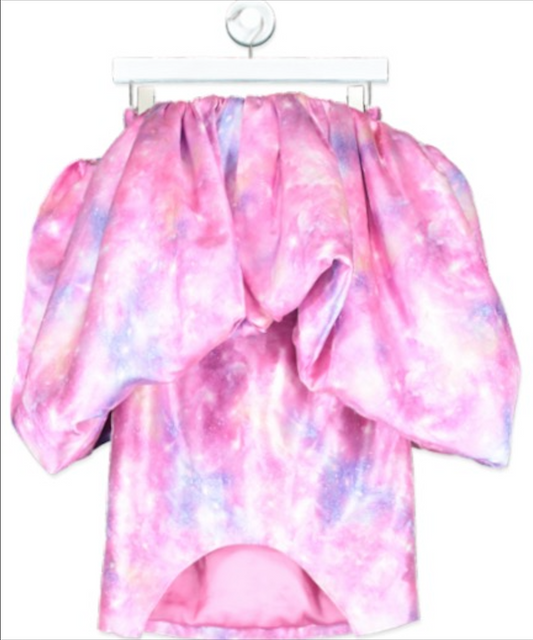 ANNAKIKI Pink Galaxy Runway Mini Dress UK 8