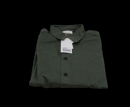 American Vintage Green Long Sleeve Cotton Shirt UK M/L