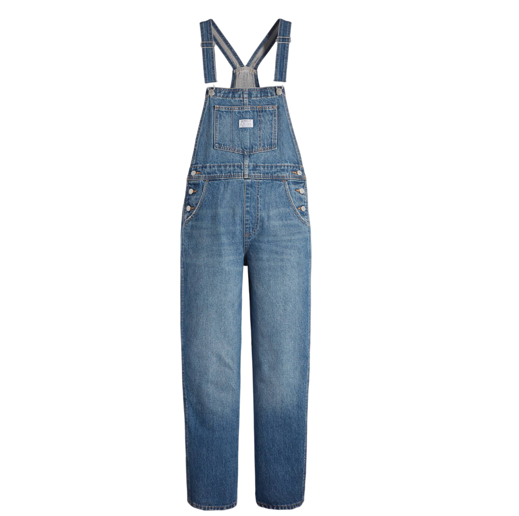 levis Blue Vintage Denim Dungarees Overall UK M
