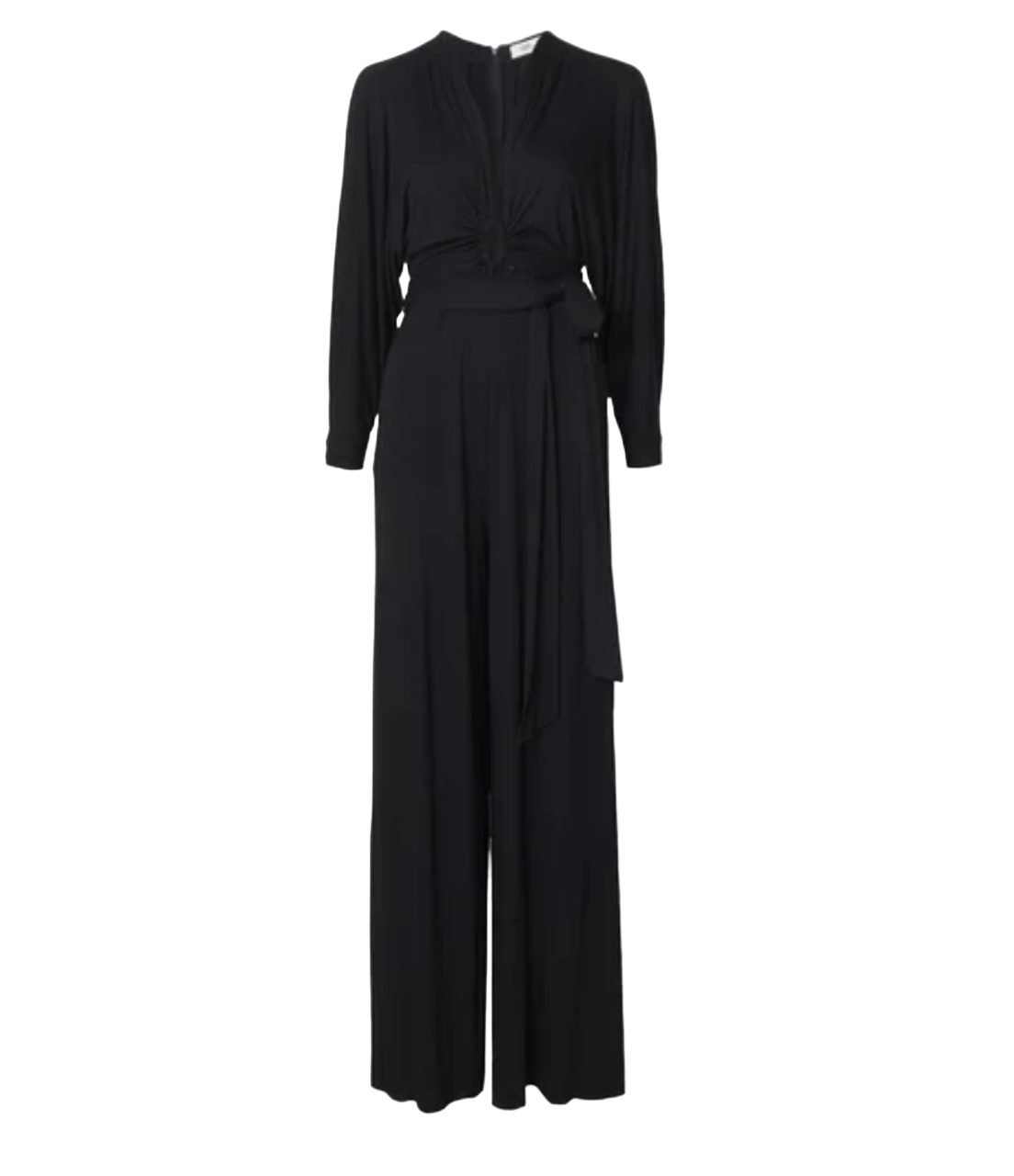 Diane Von Furstenberg Black DVF Aurelia Jumpsuit UK M