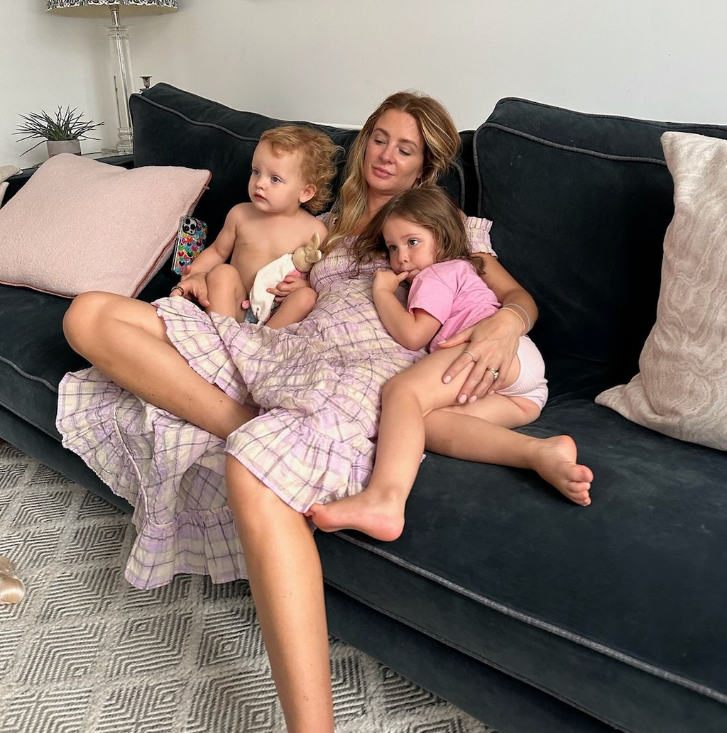 Ganni Purple Plaid Dress UK 10