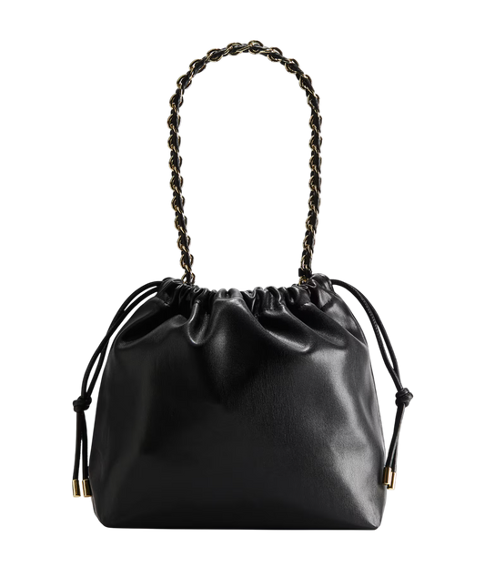 H&M Black Soft Bucket Bag