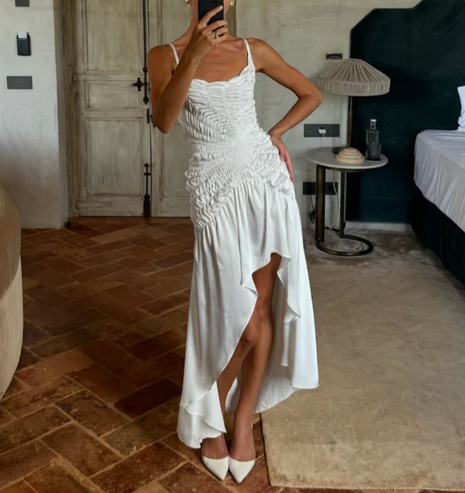 Georgia Hardinge White Celestial Dress UK 8