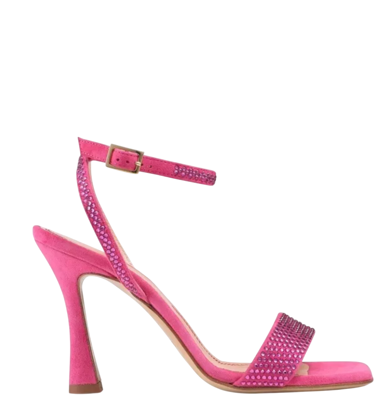 Russell & Bromley Pink Cosmo Strappy Heeled Suede Sandal UK 5 EU 38 👠