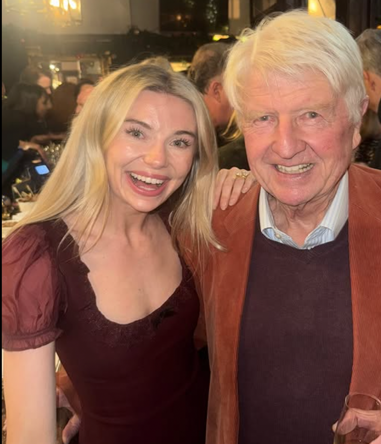 Reformation X Kacey Musgraves Burgundy Red Lace Trim Midi Dress UK 4