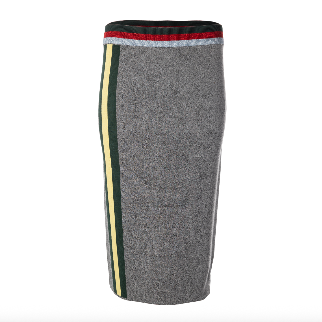 bimbay lola Mid Length Grey Viscose Skirt UK S