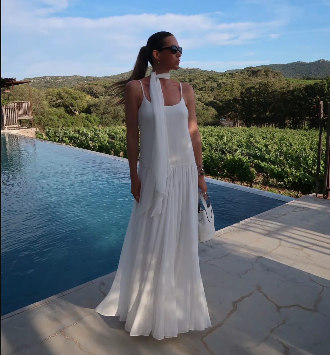 Monsoon Cream The India Edit Tara Drop Waist Maxi Dress Ivory UK 4