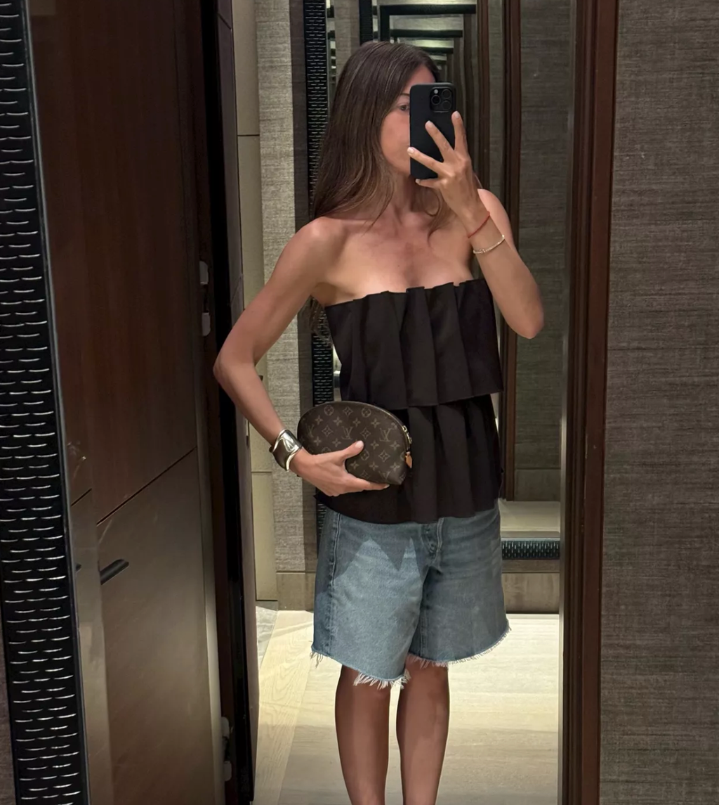 Dagmar Brown Sculpted Tube Top UK 12