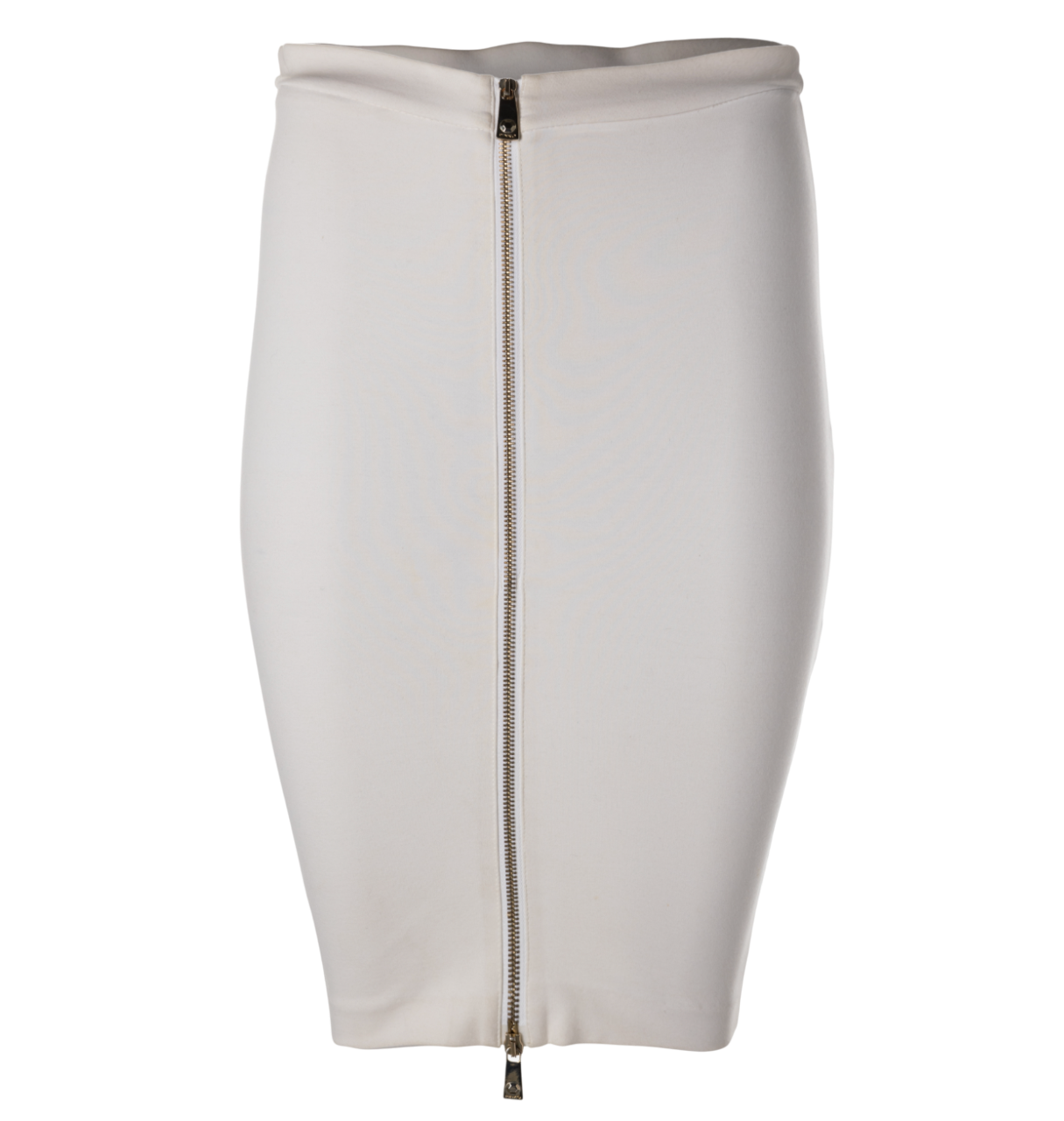 Pinko Zip Mid Length White Skirt UK M