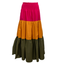 Pinko Multicoloured Pink/orange/green Long Skirt UK 8