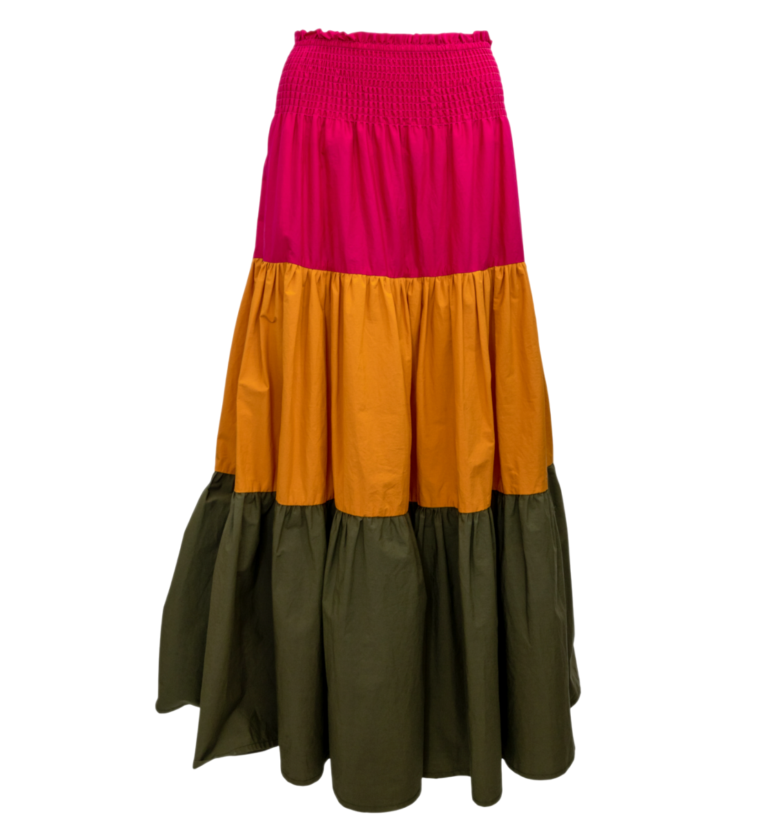Pinko Multicoloured Pink/orange/green Long Skirt UK 8