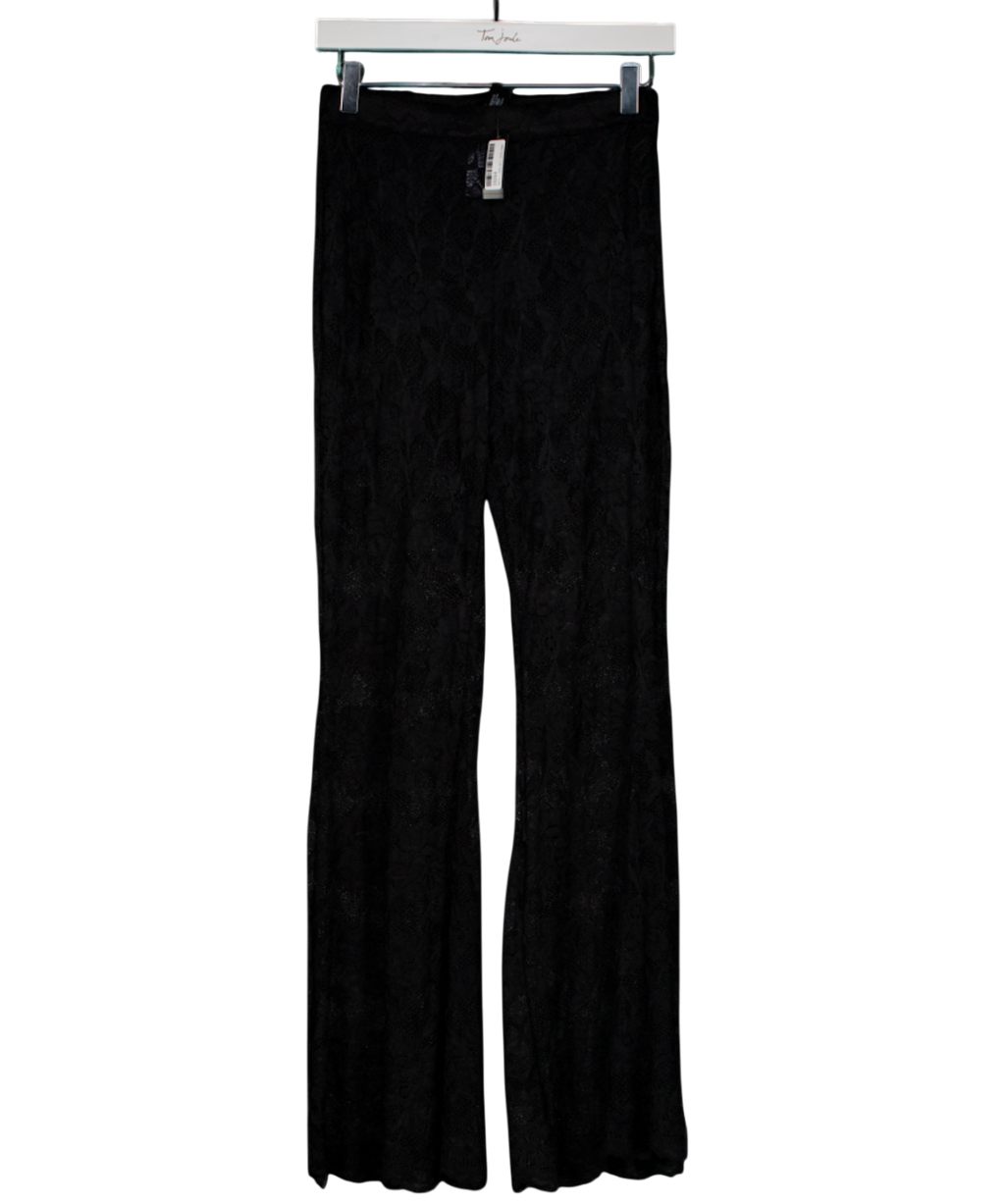 Ann Summers Black sheer lace Amali Trouser UK S