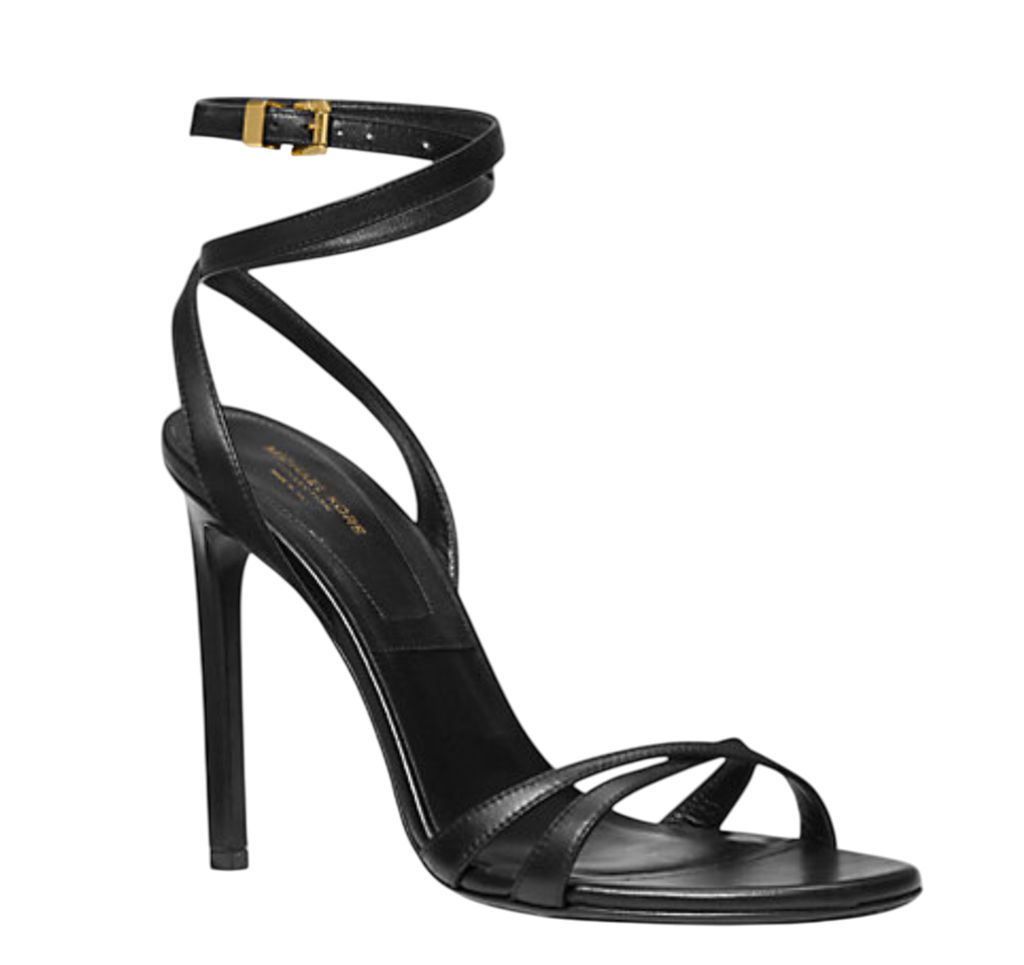 Michael Kors Black Collection Chrissy Leather Sandals UK 6 EU 39 👠