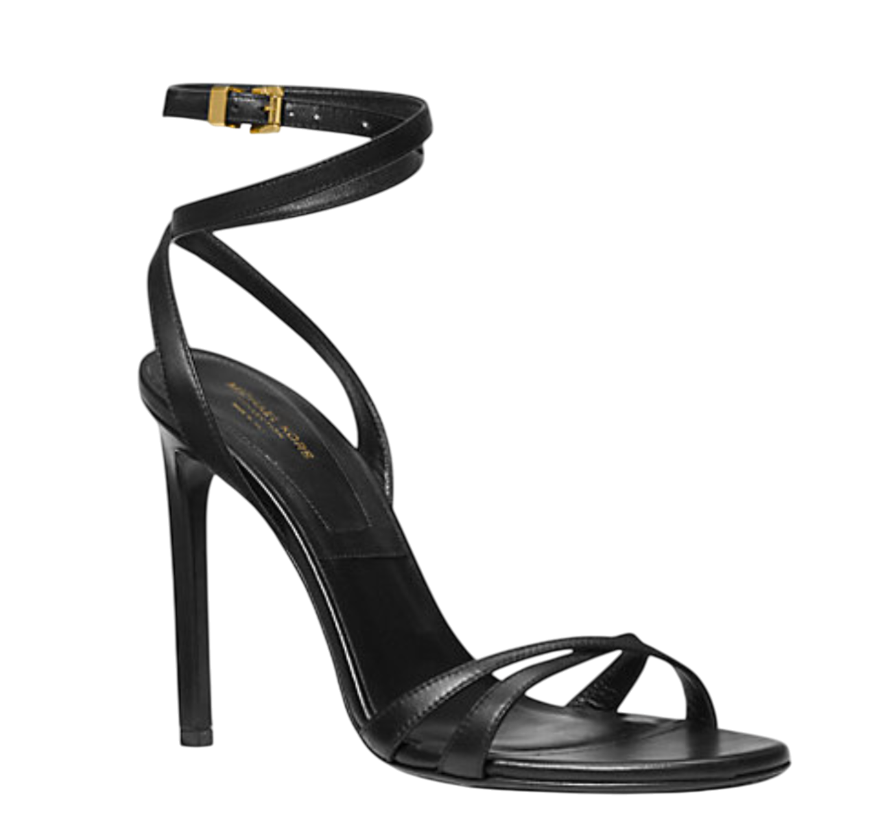 Michael Kors Black Collection Chrissy Leather Sandals UK 6 EU 39 👠