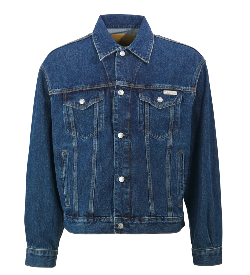 Calvin Klein Blue 90's Pacifico Denim Jacket UK M