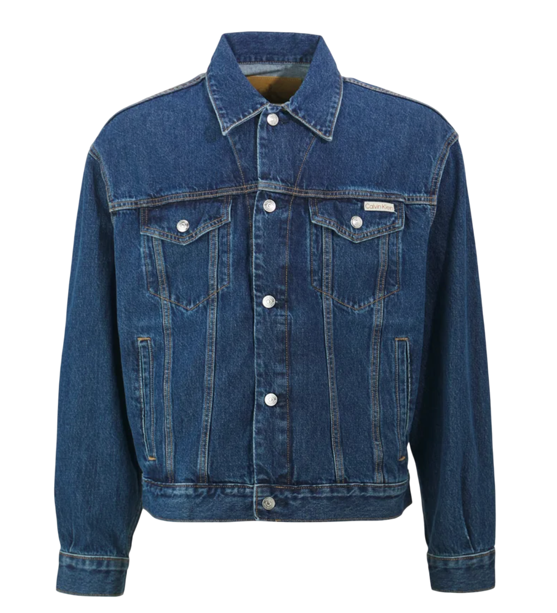 Calvin Klein Blue 90's Pacifico Denim Jacket UK M