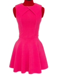 TED BAKER Pink Azelia  Fit 7 Flare Mini Dress Sz0 UK 6