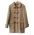 Barbour Viintage Camel Wool Duffle Coat UK 12