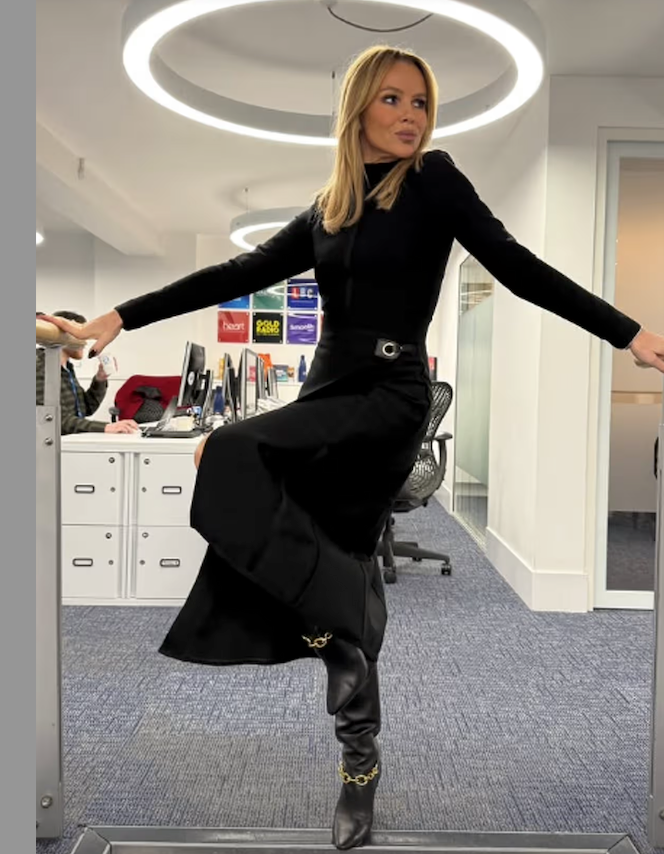 Karen Millen Black Figure Form Bandage Asymmetric Long Sleeve Knit Midi Dress UK XS Karen Millen Black Figure Form Bandage Asymmetric Long Sleeve Knit Midi Dress UK XS