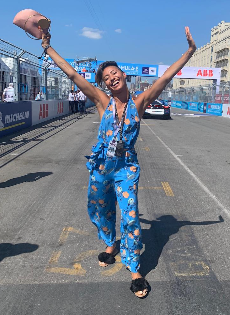 Diane von Furstenberg Blue Floral Printed Silk Tie Detail Jumpsuit UK 8