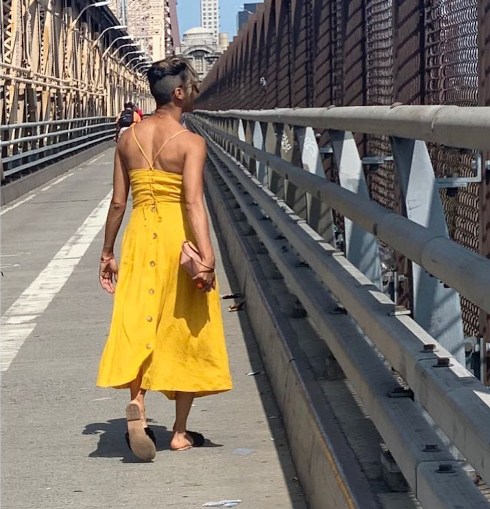 WHISTLES Yellow Duffy Linen Strappy Dress UK 8