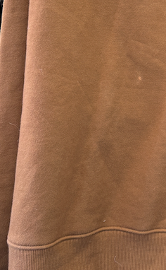 THE FRANKIE SHOP 2-piece Brown Cotton Jersey Sweatshirt And Shorts Set UK S