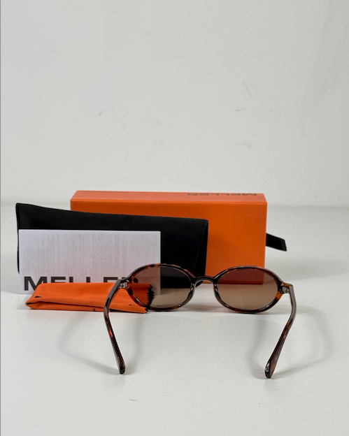 MELLER Oba Brown Oval Sunglasses In Case / Box