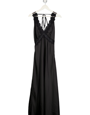 OMNES Aurelia Dress In Black UK 14