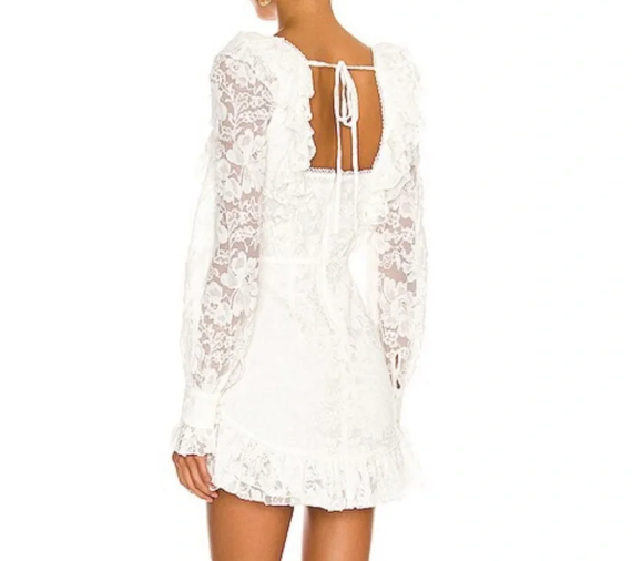 Majorelle White Ophelia Mini Dress UK S