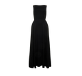 HOLLAND COOPER Everly Midi Dress Black With Gold Hc Button And HC Logo Details UK S