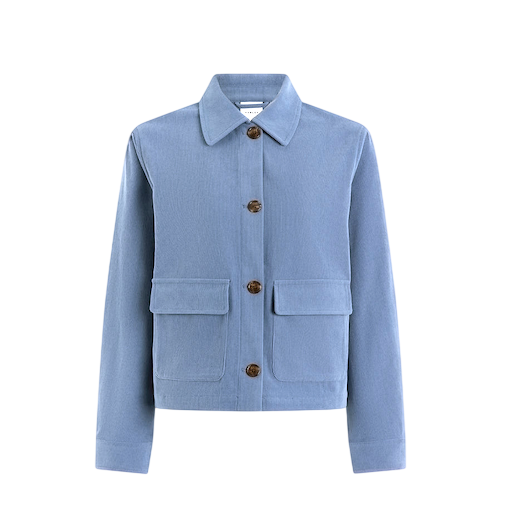 VARLEY Dusty Blue Corduroy Carlotta Jacket UK M