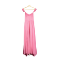 LOVESHACKFANCY Junia ruffled polka-dot chiffon maxi dress  US0 UK 4