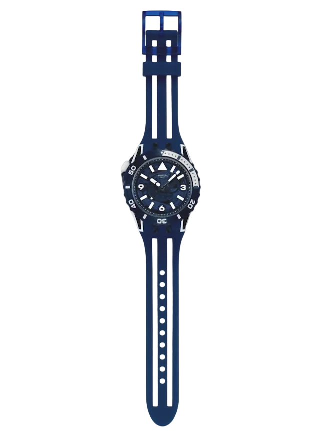 Swatch Scubaqua Sea Wasp Blue White Watch One Size One Size