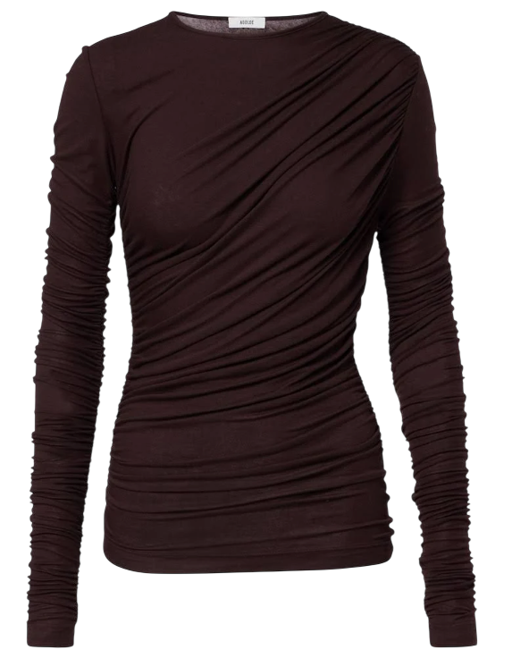 AGOLDE Tania Twist Tee Black UK S