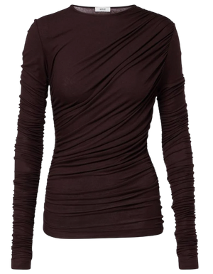 AGOLDE Tania Twist Tee Black UK S