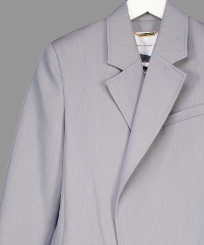 Camilla And Marc Light Grey Open Front Blazer UK 6