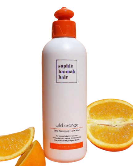 Sophie Hannah Hair Vegan Cruelty Free Semi Permanent Hair Dye BNIB Wild Orange 250ml