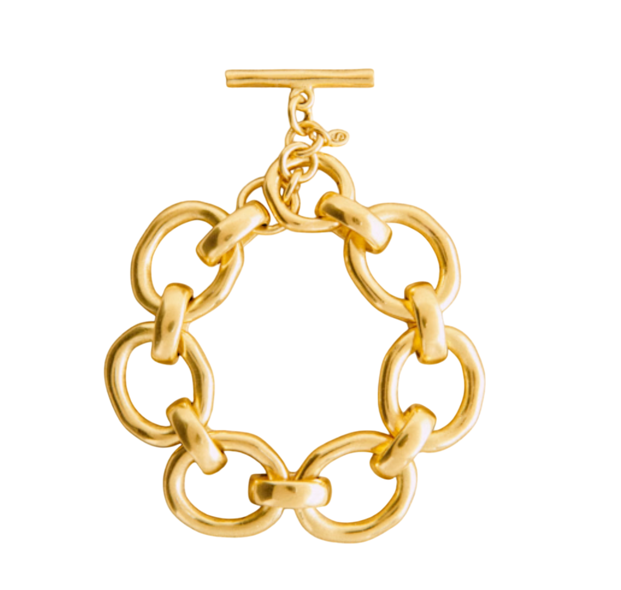 Sezane Agathe Gold Chunky link Bracelet