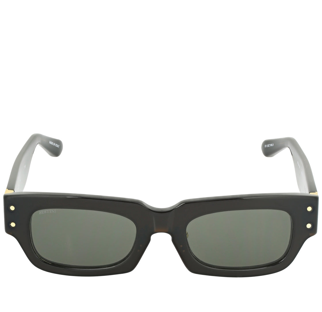 Sestini Black TRE Sunglasses 49 22-142