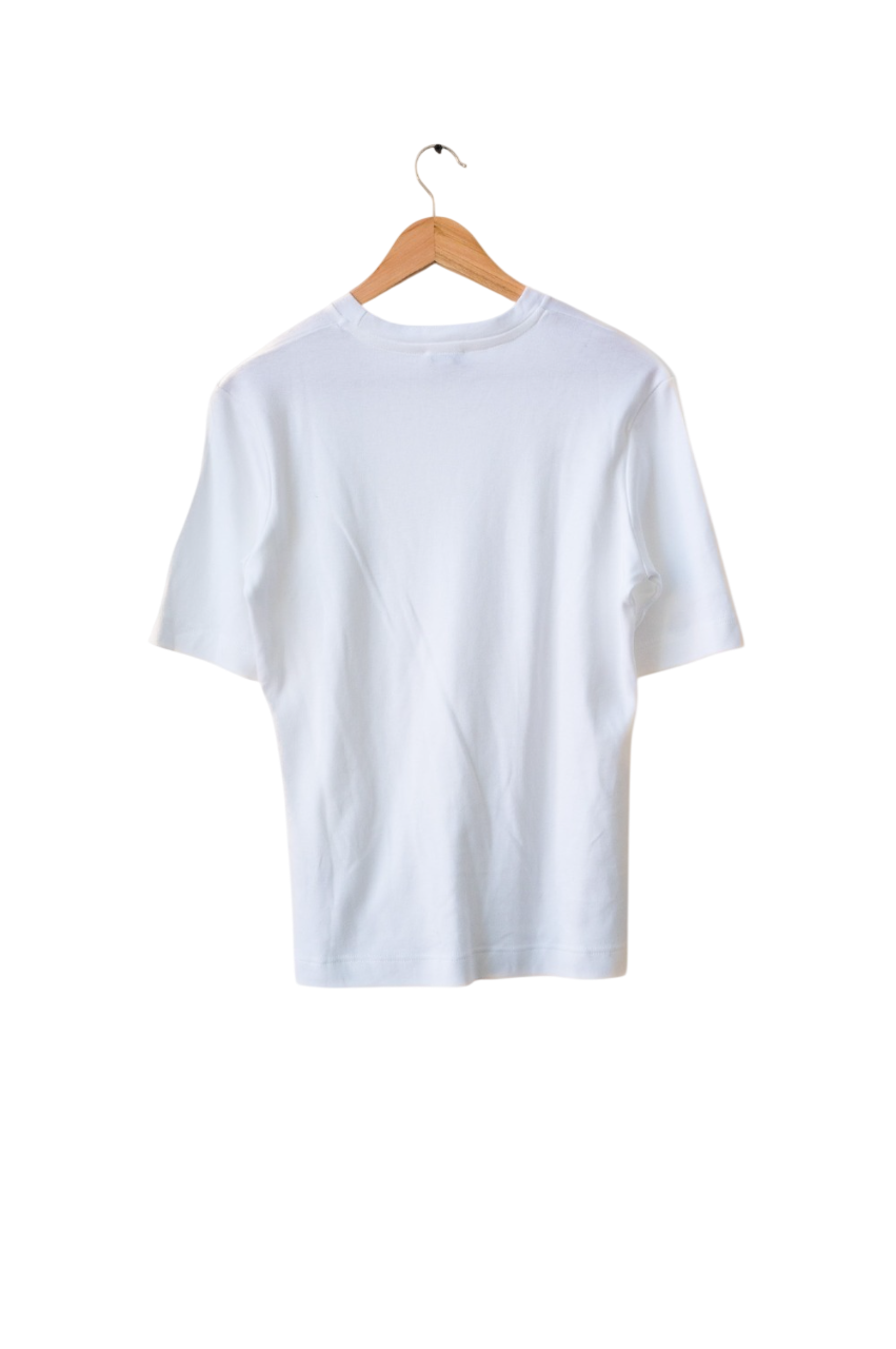 Sunspel White Classic Supima Cotton T‑shirt UK XXS