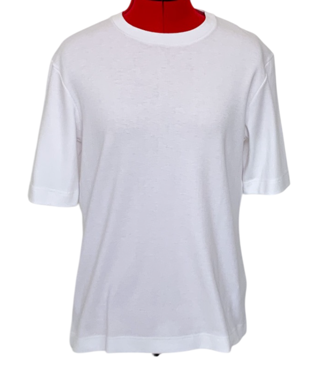Sunspel White Classic Supima Cotton T‑shirt UK XXS