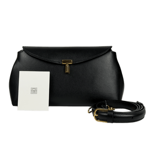 Totême Black T-lock Top Handle Bag One Size