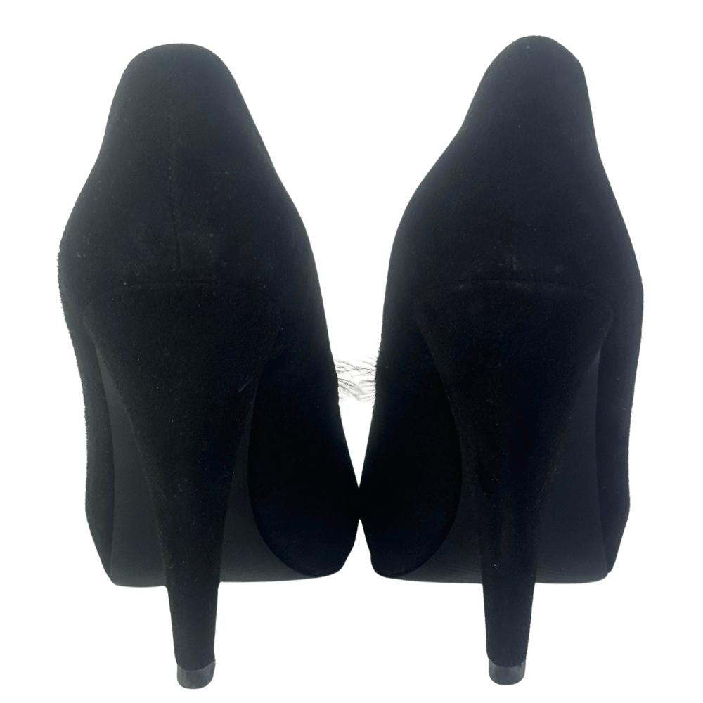 Roberto Botella Black Suede Court Shoe UK 4 EU 37 👠