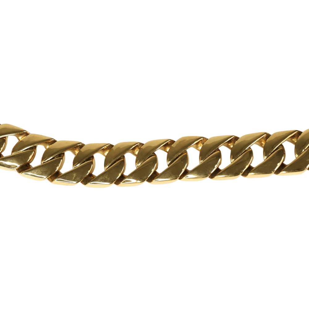 Anisa Sojka Chunky Chain Link 18k Yellow Gold Plated Necklace