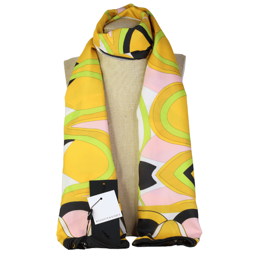 Noughts & Kisses Sundaze Yellow Printed Sarong One Size