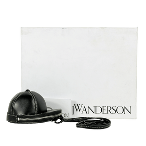 JW ANDERSON  Bag  - Black Leather Nano Cap Cross-body