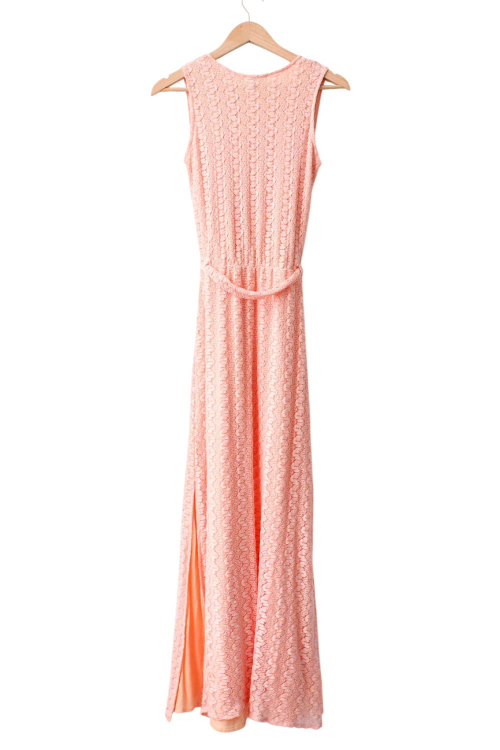 MELISSA ODABASH Coral Pink Lace Beach Dress UK S